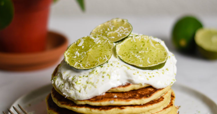 Zesty Coconut Lime Pancakes